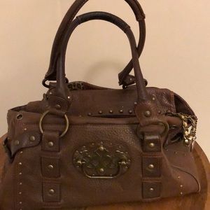 Betsy Johnson Brown Leather Bag